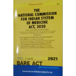 National Commission For Indian System Of Medicine Act 2020