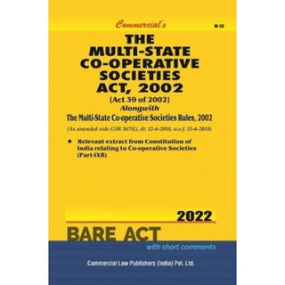 Multi-State Co-Operative Societies Act, 2002 Bare Act 2022