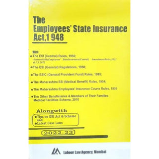 The Employees State Insurance Act, 1948 Bare Act 2022