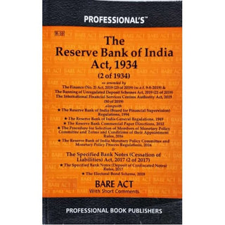 The Reserve Bank Of India Act, 1934 Bare Act 2021