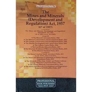 The Mines & Minerals (Development And Regulation) Act, 1957 Alongwith Mineral Concession Rules, 1960 Bare Act
