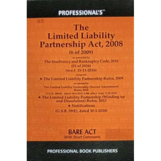 The Limited Liability Partnership [LLP] Act, 2008 Bare Act 2022