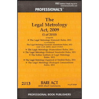 The Legal Metrology Act, 2009 Bare Act 2013