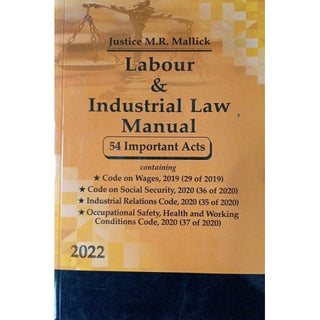 Labour And Industrial Law Manual 54 Important Acts 2022