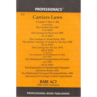 Carriers Laws (Land, Sea, Air) Bare Act