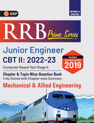 RRB Prime Series Junior Engineer CBT II: 2022-23 Chapter & Topic-Wise Question Bank Mechanical & Allied Engineering