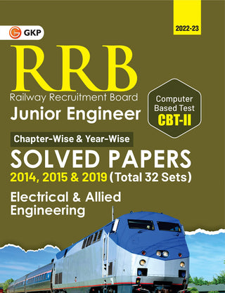 RRB Junior Engineer Chapter-Wise & Year-Wise Solved Papers 2014, 2015 & 2019 (Total 32 Sets) Electrical & Allied Engineering