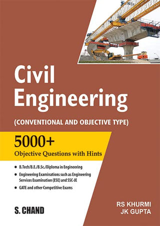 Civil Engineering (Conventional And Objective Type) 5000+ Objective Questions With Hints