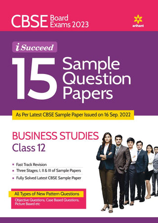 CBSC Board Exam 2023 (15 Sample Question Papers) Business Studies Class 12