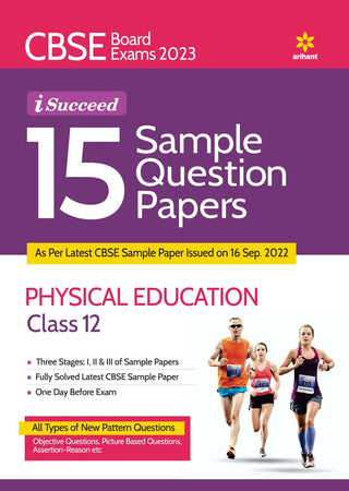 CBSE Board Exam 2023 15 Sample Question Papers Physical Education Class 12