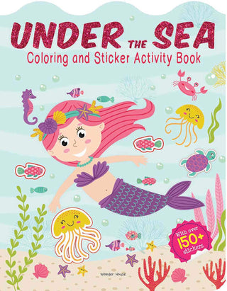 Under The Sea Coloring And Sticker Activity Book