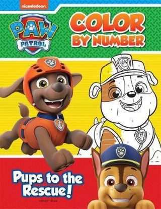 Pups To The Rescue: Paw Patrol, Color By Number Activity Book
