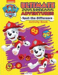 Paw Patrol Ultimate Adventures Spot The Difference Activity book
