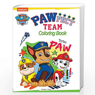 Paw Fect टीम कलरिंग बुक टीम पंजा