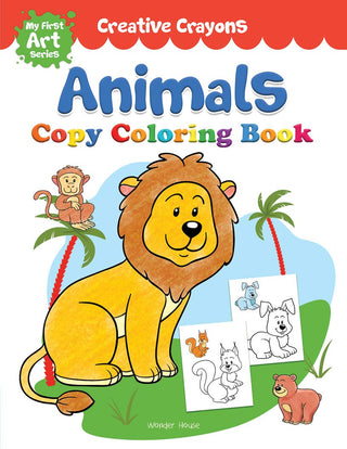 Creative Crayons Animals Copy Colouring Book