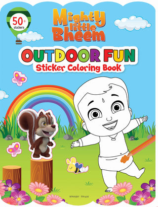 Mighty Little Bheem - Outdoor Fun : Sticker Coloring Book