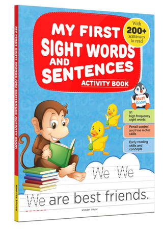 51 Sight Words And Sentences Activity Book