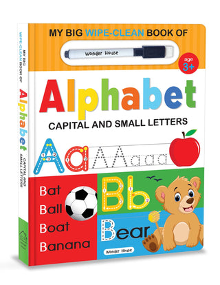My Big Wipe And Clean Book of Alphabet : Capital And Small Letters