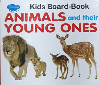 Kids Board-Book ANIMALS and their YOUNG ONES