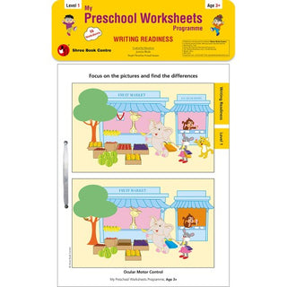 My Preschool Worksheets Programme Writing Readiness Age 3+