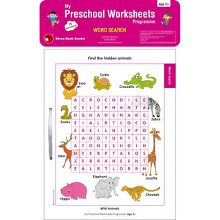 My Preschool Worksheets Programme Word Search Age 5+
