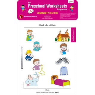My Preschool Worksheets Programme Community Helpers Age 5+