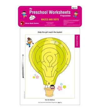 My Preschool Worksheets Programme Mazes And Dots Age 5+