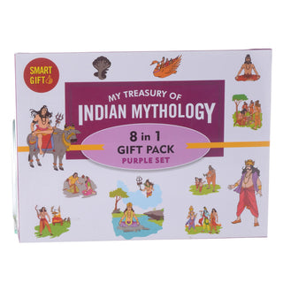My Treasury Of Indian Mythology 8 In 1 Gift Pack Purple Set