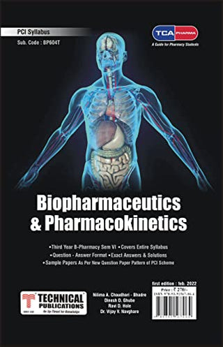 Biopharmaceutics & Pharmacokinetics B-Pharmacy Sem VI
