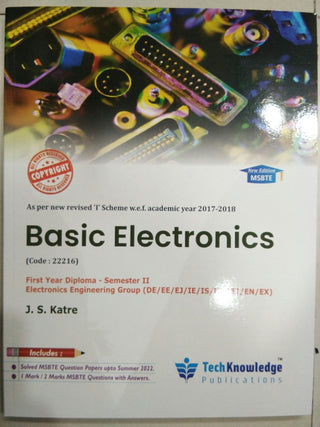 BASIC ELECTRONICS : MSBTE F.Y. Diploma Sem II (Electronics Engineering Group)