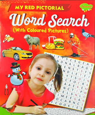 My Red Pictorial : Word Search (With Coloured Pictures)