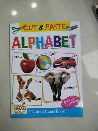 Cut & Paste Alphabet Pictorial Chart Book