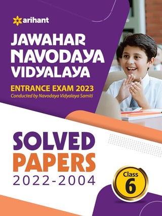 Jawahar Navodaya Vidyalaya Entrance Exam 2023 Solved Papers (2022-2004) Class 6