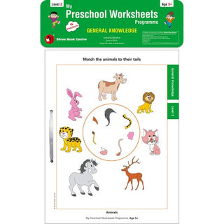My Preschool Worksheets Programme General Knowledge 16 Worksheets Level 3 Age 5+