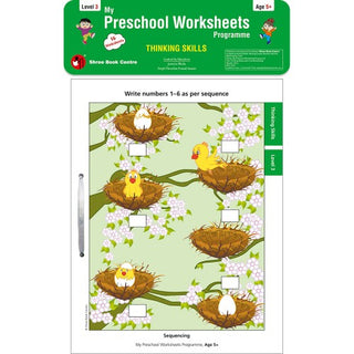 My Preschool Worksheets Programme Thinking Skills 16 Worksheets Level 3 Age 5+