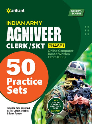 Indian Army Agniveer CLERK/ SKT Phase- I 50 Practice Sets