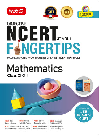 MTG Objective NCERT at your FINGERTIPS Mathematics - NCERT Notes with HD Pages, Based on NCERT Exam Archive Questions, JEE Books (Latest & Revised Edition 2023-2024)