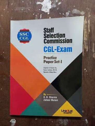 Staff Selection Commission CGL- Exam Practice Paper Set 1