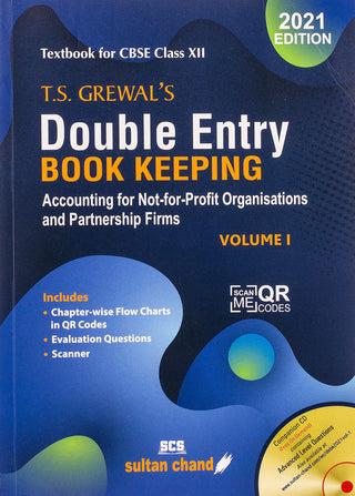 Double Entry Book Keeping : Accounting For Not-For-Profit Organisations And Partnership Firms Volume 1