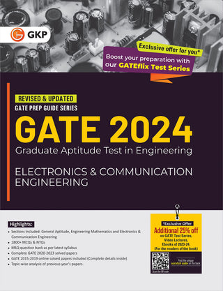 GATE 2024 Graduate Aptitude Test In Engineering Electronics & Communication Engineering