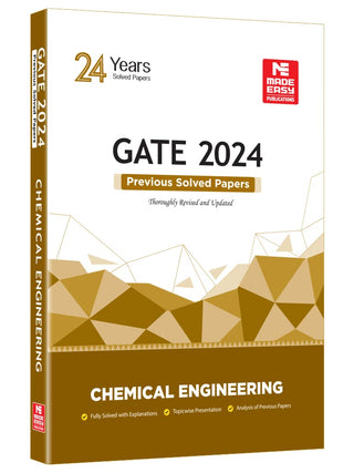 GATE 2024 Pervious Solved Papers : Chemical Engineering