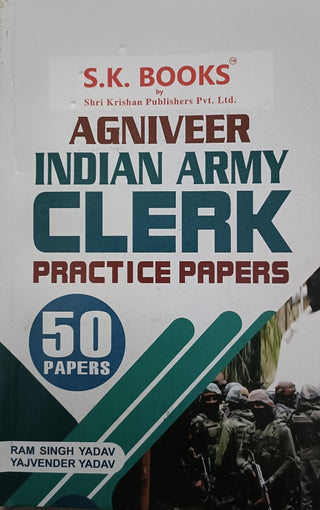 Agniveer Indian Army Clerk Practice Papers (50 Papers)