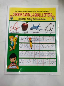 Cursive Capital & Small Letters Reading & Writing With Fun Activities