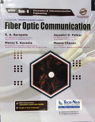 Fiber Optic Communication : SEM - VIII  (Electronics & Telecommunication Engineering)