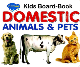 Kids Board Book Domestic Animals & Pets