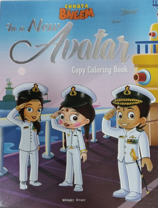Chhota Bheem - In A New Avatar: Copy Coloring Book For Kids