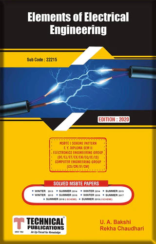 Elements of Electrical Engineering for MSBTE  I  Scheme (II - Elex./Comp. - 22215)