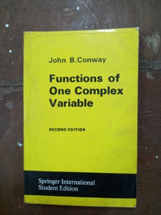 Functions Of One Complex Variable