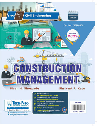 CONSTRUCTION MANAGEMENT (Civil Engg. Sem 5) SPPU