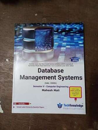 DATABASE MANAGEMENT SYSTEMS (Computer Engg./AIDS Sem. 5) SPPU
